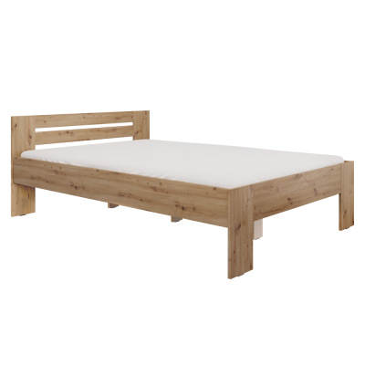 Postel, 140x200, dub artisan, BASIS Postel, 140x200, dub artisan, BASIS