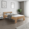 Postel, 140x200, dub artisan, BASIS
