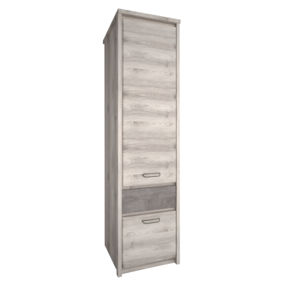 Regál JESI 2D1S. Kaštan nairobi/onyx