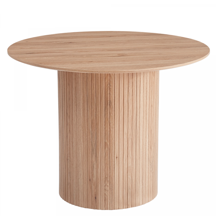 Jídelní stůl, dub, průměr 100 cm, PAOLO