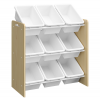Organizér/regál na hračky, přírodní/bílá, BOIS Organizér/regál na hračky, přírodní/bílá, BOIS