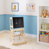 Montessori učící věž 3v1 s tabulí, přírodní, MAGAN Montessori učící věž 3v1 s tabulí, přírodní, MAGAN