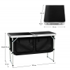 Skládací kempinkový stůl s organizérem, 120 cm, hliník/MDF, KEPI TYP 3 Skládací kempinkový stůl s organizérem, 120 cm, hliník/MDF, KEPI TYP 3