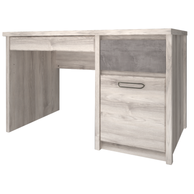 PC stůl JESI 1D se zásuvkou. Kaštan nairobi/onyx