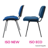 Kancelářská židle, červenohnědá, ISO ECO