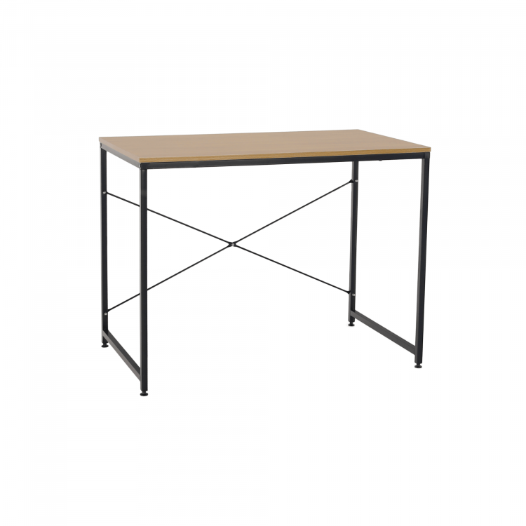 Psací stůl, dub/černá, 90x60 cm, MELLORA Psací stůl, dub/černá, 90x60 cm, MELLORA