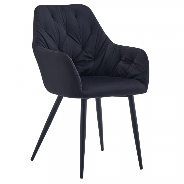 Designové křeslo, černá Velvet látka, VERIO NEW