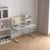 Rostoucí psací stůl, natural/bílá, LEDIN Rostoucí psací stůl, natural/bílá, LEDIN