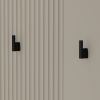 Věšákový panel 85, šedohnědá Taupe/dub silverjack, DOMCA