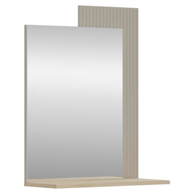 Zrcadlo 65, šedohnědá Taupe/dub silverjack, DOMCA Zrcadlo 65, šedohnědá Taupe/dub silverjack, DOMCA