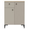 Komoda, šedohnědá Taupe/dub silverjack, DOMCA 2D1S Komoda, šedohnědá Taupe/dub silverjack, DOMCA 2D1S
