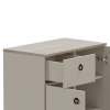 Komoda, šedohnědá Taupe/dub silverjack, DOMCA 2D1S Komoda, šedohnědá Taupe/dub silverjack, DOMCA 2D1S