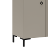 Komoda, šedohnědá Taupe/dub silverjack, DOMCA 2D1S Komoda, šedohnědá Taupe/dub silverjack, DOMCA 2D1S