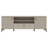 TV stolek, šedohnědá Taupe/dub silverjack, DOMCA 2D1S TV stolek, šedohnědá Taupe/dub silverjack, DOMCA 2D1S