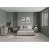 Manželská postel DOMCA 160x200 šedohnědá Taupe – postel s úložným prostorem a lamelovým roštem