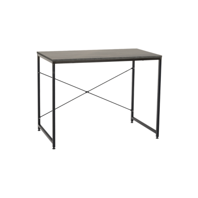 Psací stůl, beton/černá, 90x60 cm, MELLORA Psací stůl, beton/černá, 90x60 cm, MELLORA