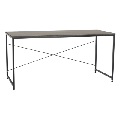 Psací stůl, beton/černá, 150x60 cm, MELLORA Psací stůl, beton/černá, 150x60 cm, MELLORA