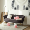 Luxusní pohovka, 3-sed, šedá Velvet látka/zlatá, Art-deco, NOBLEO TYP 2 Luxusní pohovka, 3-sed, šedá Velvet látka/zlatá, Art-deco, NOBLEO TYP 2