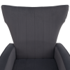 Relaxační křeslo, šedá Velvet látka, BARET Relaxační křeslo, šedá Velvet látka, BARET