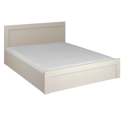 Postel s úložným prostorem, 160x200, kašmír/dub evoke, KAROS Postel s úložným prostorem, 160x200, kašmír/dub evoke, KAROS