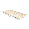 Rolovaný rošt BREZO 80x200 cm – lamelový rošt z březové překližky