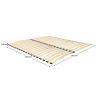 Rolovaný rošt BREZO 200x200 cm – lamelový rošt z březové překližky