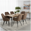 Designové křeslo, hnědá Velvet látka, VERIO NEW Designové křeslo, hnědá Velvet látka, VERIO NEW
