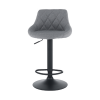 Barová židle, šedá/černá, TERKAN