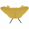 Designové otočné křeslo, žlutá/černá, KOMODO Designové otočné křeslo, žlutá/černá, KOMODO