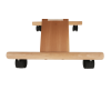 Ergonomická klekačka, šedohnědá Taupe/buk, FLONET Ergonomická klekačka, šedohnědá Taupe/buk, FLONET