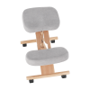 Ergonomická klekačka, šedohnědá Taupe/buk, FLONET Ergonomická klekačka, šedohnědá Taupe/buk, FLONET