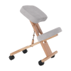 Ergonomická klekačka, šedohnědá Taupe/buk, FLONET Ergonomická klekačka, šedohnědá Taupe/buk, FLONET