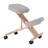 Ergonomická klekačka, šedohnědá Taupe/buk, FLONET Ergonomická klekačka, šedohnědá Taupe/buk, FLONET