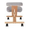 Ergonomická klekačka, šedohnědá Taupe/buk, FLONET Ergonomická klekačka, šedohnědá Taupe/buk, FLONET