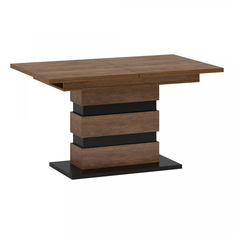 Rozkládací jídelní stůl, dub bolzano / černá, 140-180x86 cm, DELIS S Rozkládací jídelní stůl, dub bolzano / černá, 140-180x86 cm, DELIS S