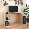PC stůl, dub sonoma/bílá, ZINO NEW