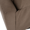 Relaxační otočné křeslo, šedohnědá Taupe, MEKENZI