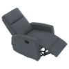 Relaxační otočné křeslo, šedá, MEKENZI Relaxační otočné křeslo, šedá, MEKENZI