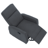 Relaxační otočné křeslo, šedá, MEKENZI Relaxační otočné křeslo, šedá, MEKENZI