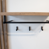 Předsíňová sestava, bílá extra vysoký lesk HG/dub artisan, ALIVA V2 Předsíňová sestava, bílá extra vysoký lesk HG/dub artisan, ALIVA V2