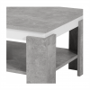 Konferenční stolek, beton/bílá, PIANI