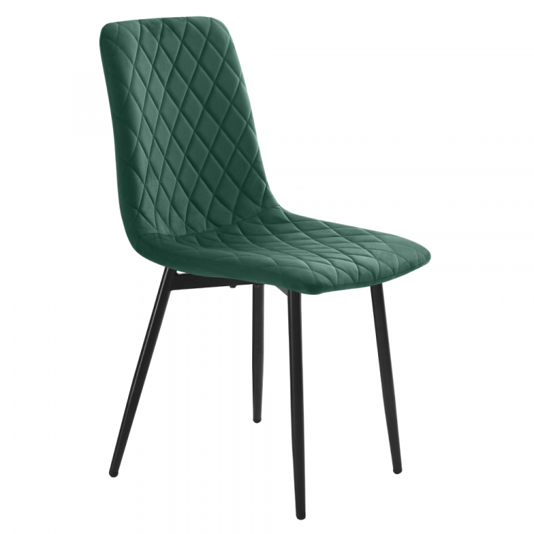 Jídelní židle DAMIA TYP 2 smaragdová Velvet / černá Jídelní židle DAMIA TYP 2 smaragdová Velvet / černá