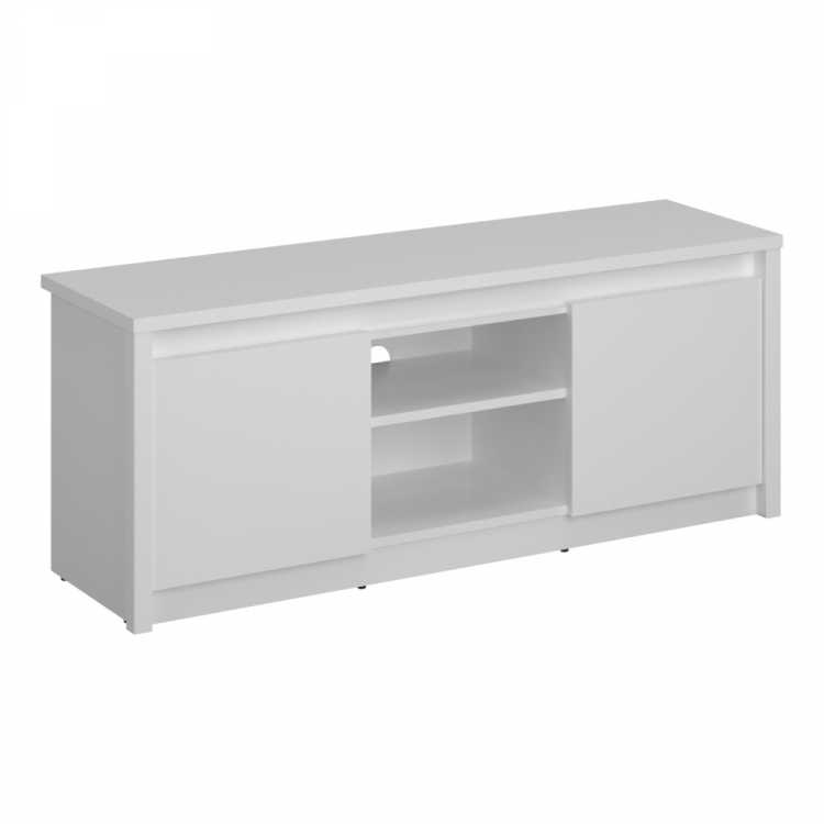 TV stolek 2D/125, bílá, ERODIN TV stolek 2D/125, bílá, ERODIN
