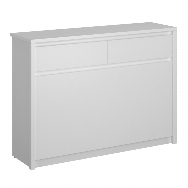 Komoda 3D2S, bílá, ERODIN Komoda 3D2S, bílá, ERODIN