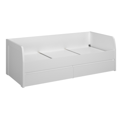 Postel 2S, 90x200 bílá, ERODIN Postel 2S, 90x200 bílá, ERODIN
