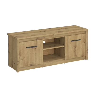 TV stolek 2D/125, dub artisan, AIRON TV stolek 2D/125, dub artisan, AIRON