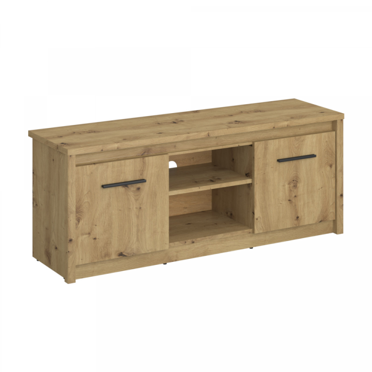 TV stolek 2D/125, dub artisan, AIRON TV stolek 2D/125, dub artisan, AIRON