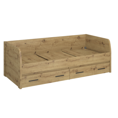 Postel 2S, 90x200, dub artisan, AIRON Postel 2S, 90x200, dub artisan, AIRON