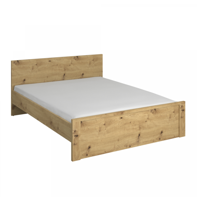 Postel, 160x200, dub artisan, AIRON Postel, 160x200, dub artisan, AIRON