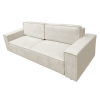 Rozkládací pohovka HARPERA BIG SOFA béžová – s úložným prostorem